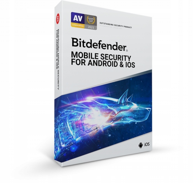 Bitdefender Mobile Security Android iOS 5 urz. VPN , e-programy , szkoły, magazyny, hurtownie, urzędy, kościoły ,ochrona przed wirusami i złośliwym oprogramowaniem.